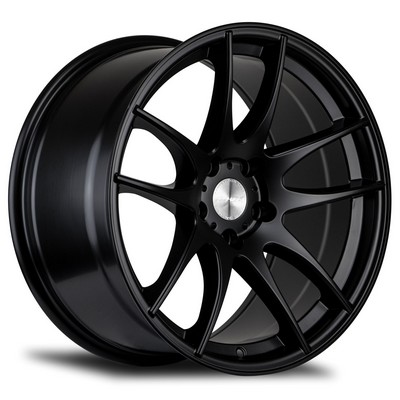 AV-32 MATTE BLACK 18x9.5 5x114.3 et35 cb73.1