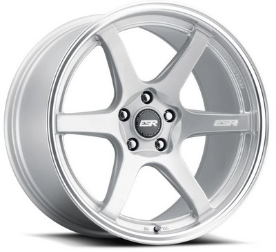 ESR AP6 Hyper Silver Machined Lip 18x10.5 5x120 et22 cb72.6