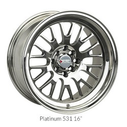 XXR 531 Platinum 17x8 5x100/5x114.3 et35 cb73.1