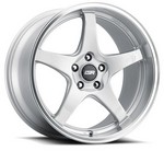 ESR AP5 Hyper Silver Machined Lip 18x9.5 5x120 et35 cb72.6