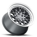 ESR CS3 MATTE GRAPHITE/MATTE MACHINE LIP 18x8.5 5X100 ET30 cb72.6